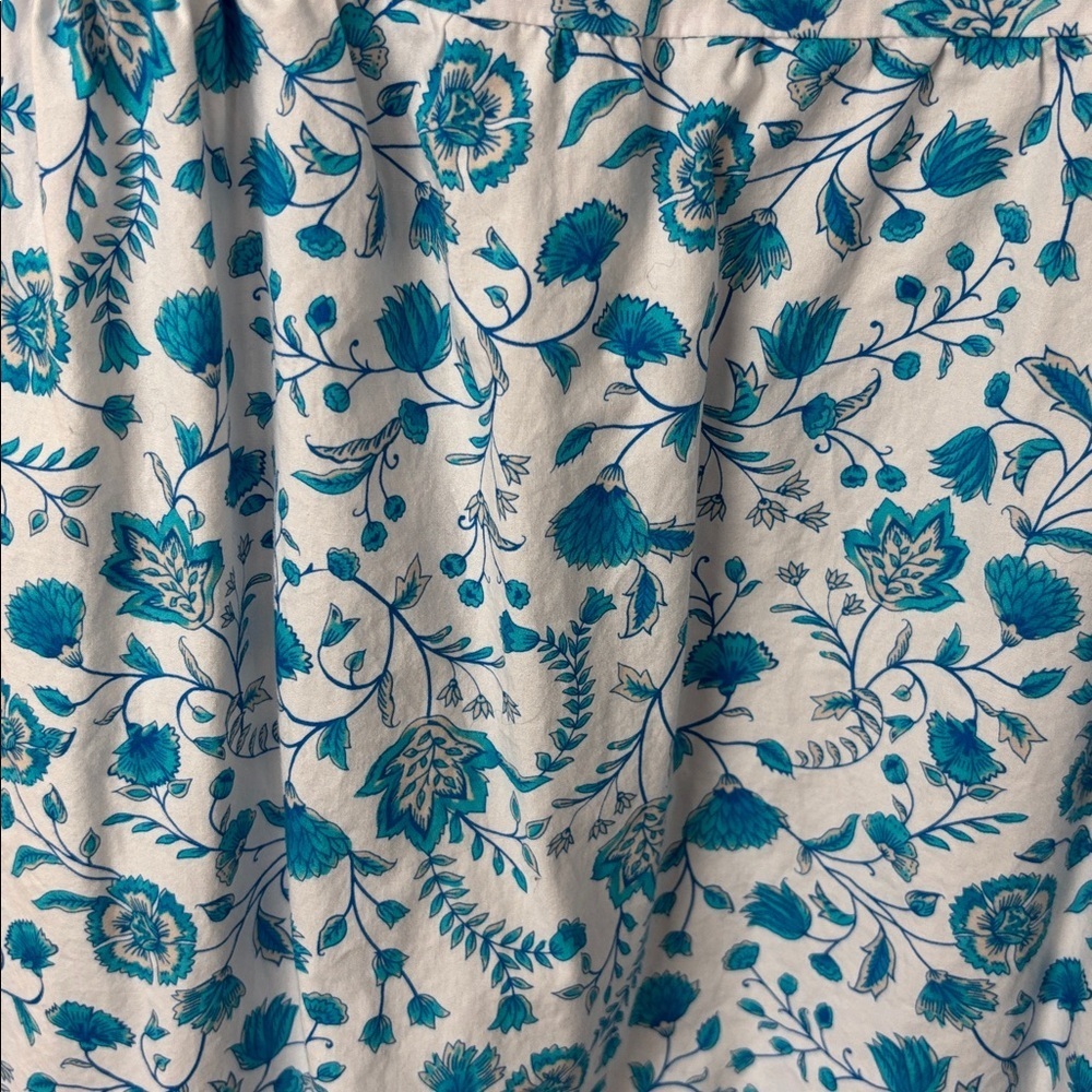 Blue Floral Ruffle-Strap Sundress - Picture 4 of 7